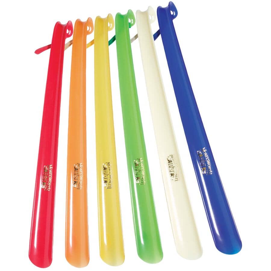 18" Plastic Shoehorn - Assorted Colours
