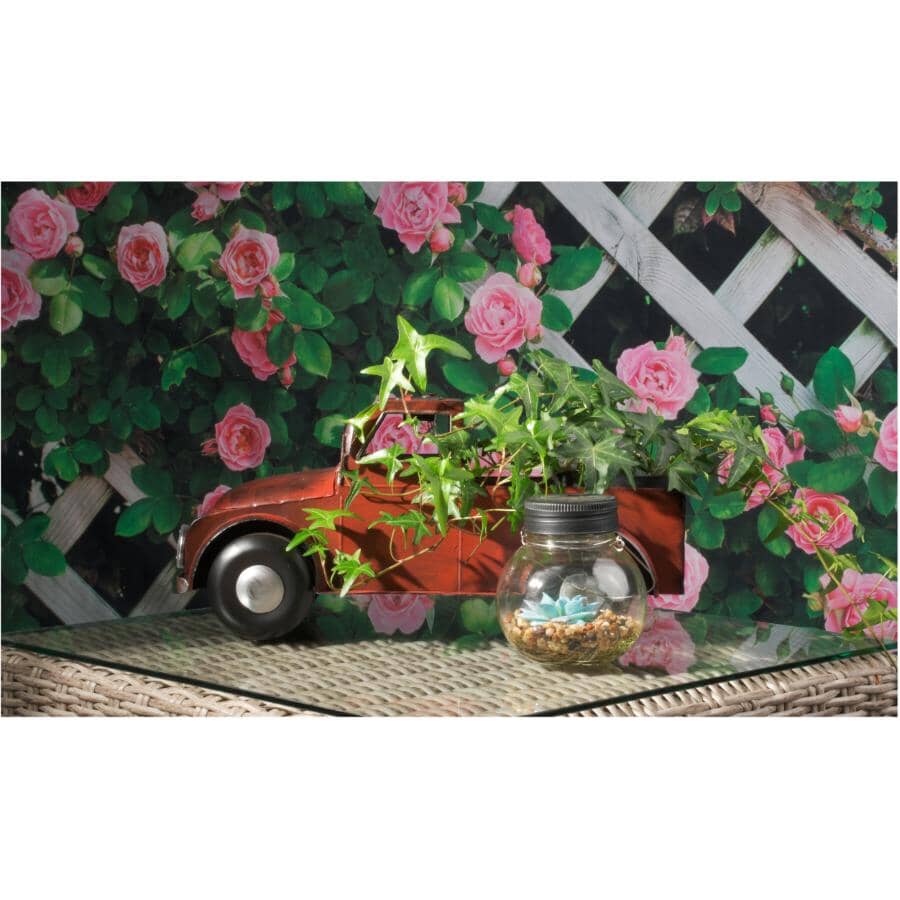 17" Solar Art Truck Figure Garden Statue