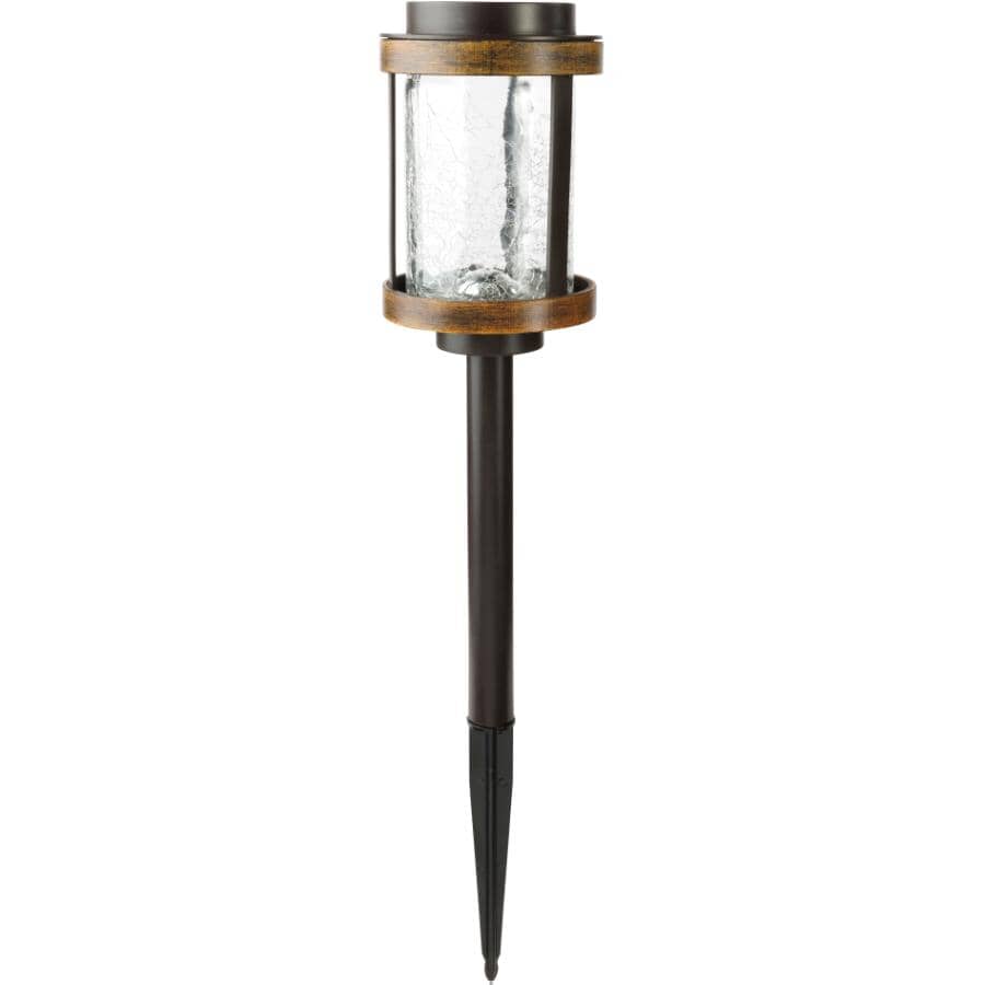 Solar Metal and Glass Path Marker