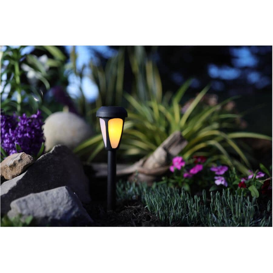 Solar Mini Flame Effect Stake Pathmarker