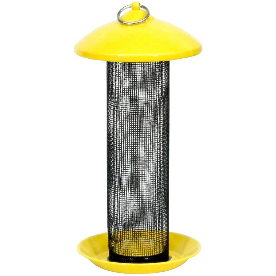 13" Finch Screen Bird Feeder - Yellow, 1.6 lb Capacity