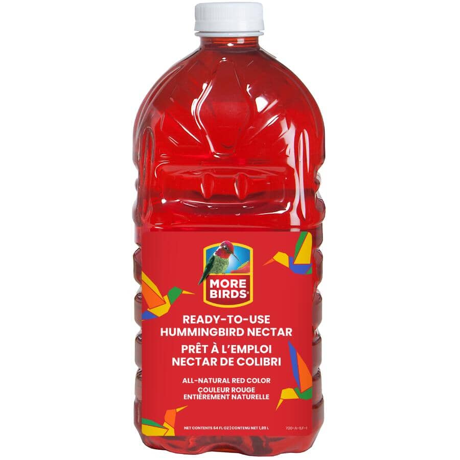 Ready To Use Hummingbird Nectar - Red, 64 oz
