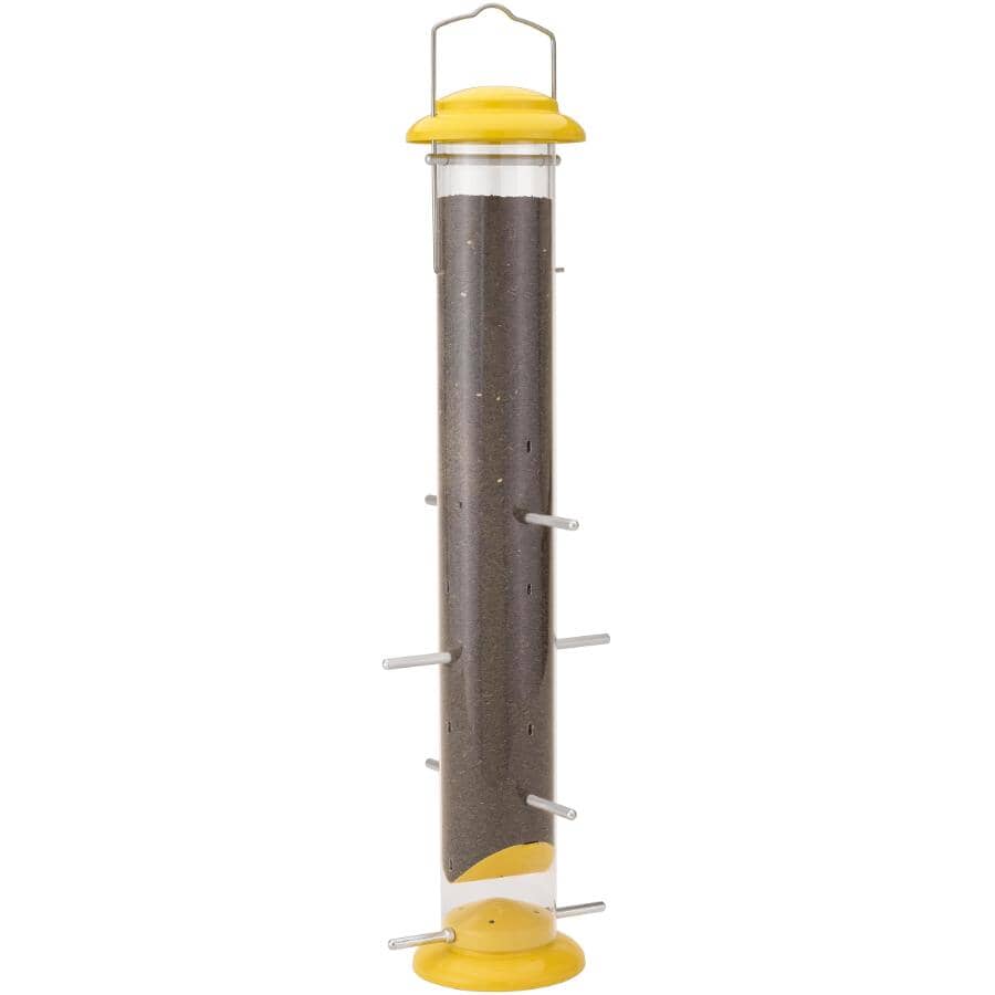 Topsy Tails Finch Bird Feeder - 1.5 lb Capacity, Yellow