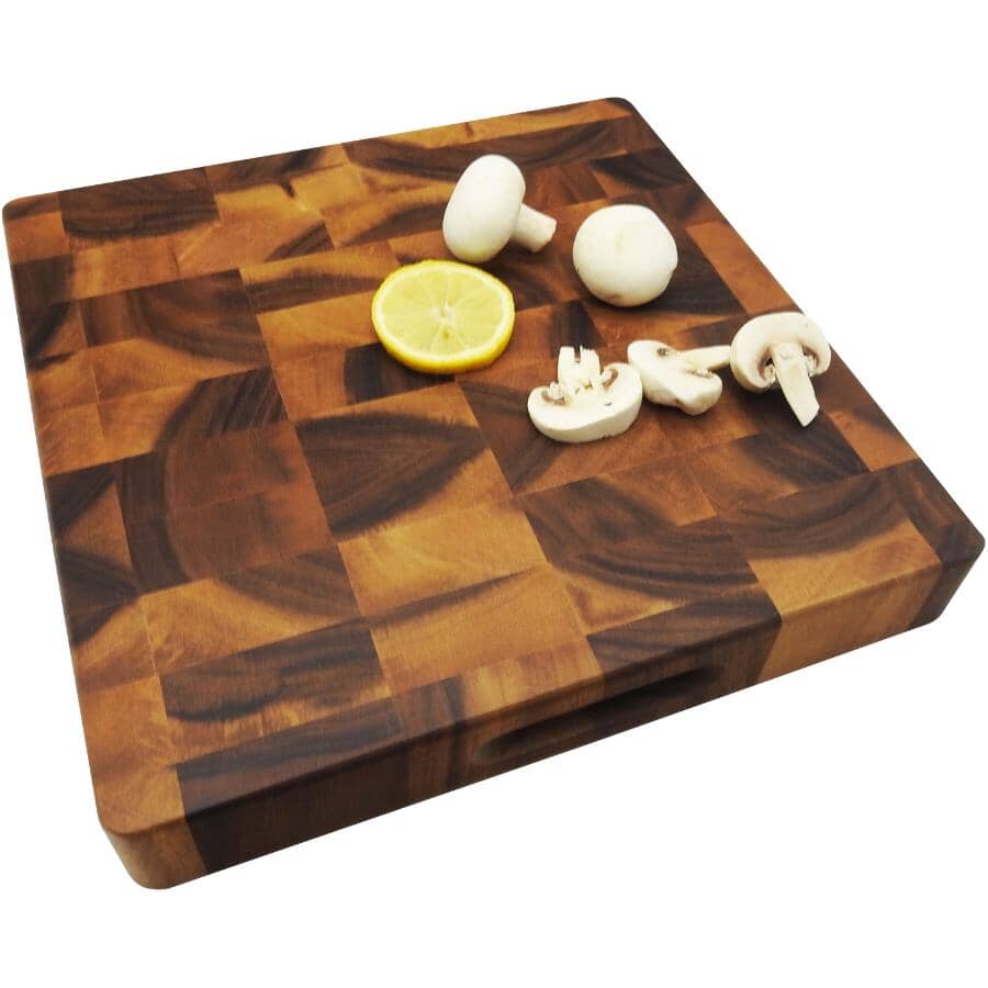 Acacia Wood Reversible Chopping Block - 13" x 2"