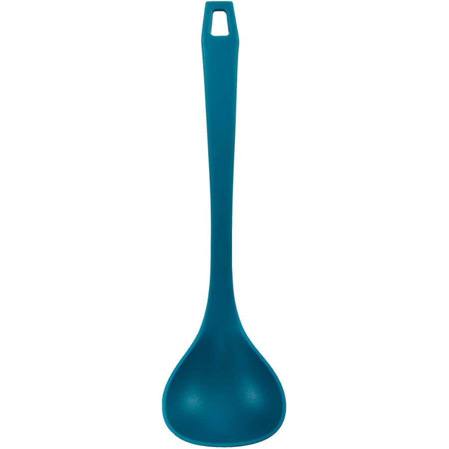 Silicone Soup Ladle - Dark Green, 12.6"