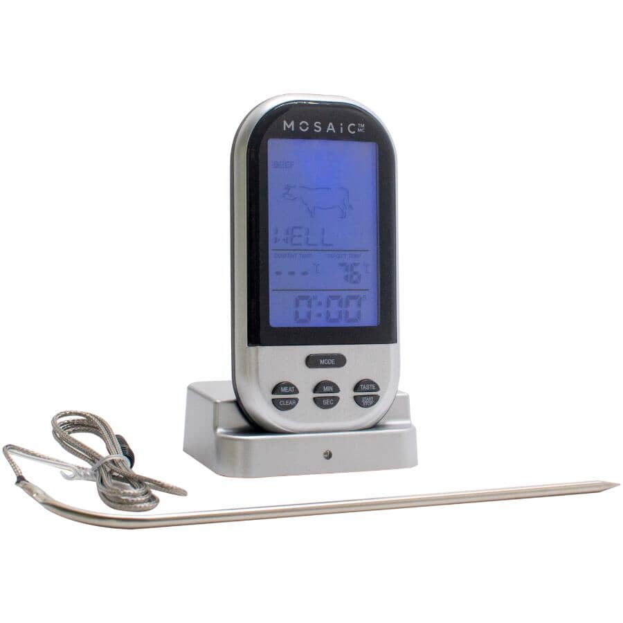 Wireless Digital Probe Meat Thermometer & Timer