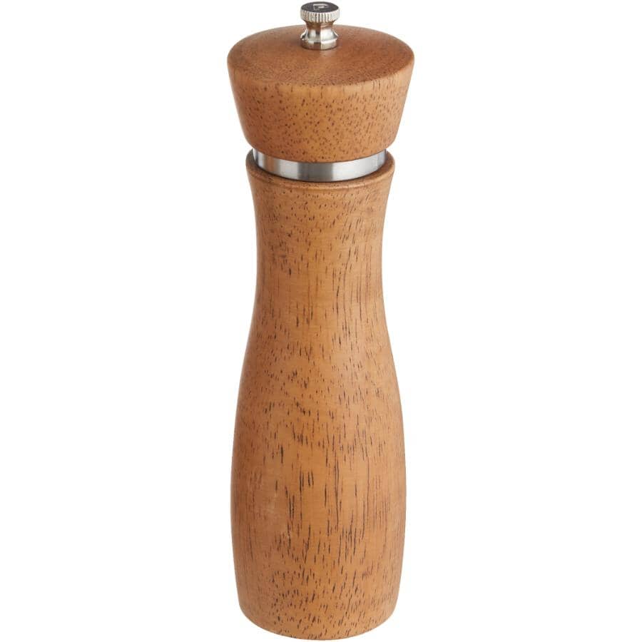 Wooden Pepper Mill - 8"