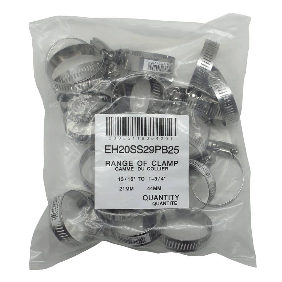 #20 1-1/2" Stainless Steel Hose Clamp