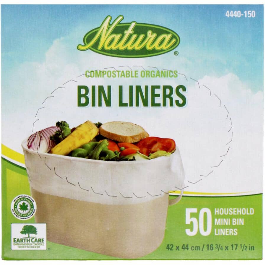 50 Pack 16.75" x 17.5" Compostable Bags