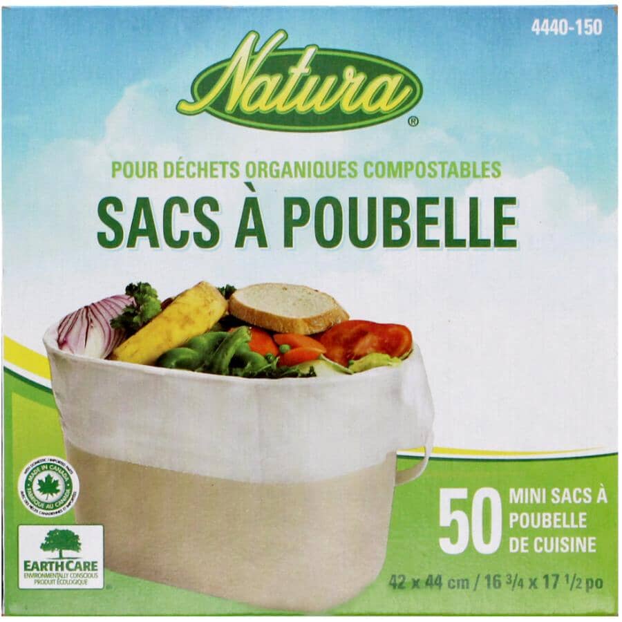 50 Pack 16.75" x 17.5" Compostable Bags