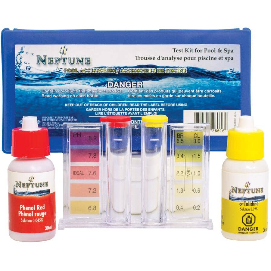 PH and Chlorine Spa / Pool Test Kit