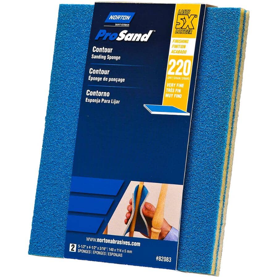 5X ProSand Contour Sanding Pads - 220G, 2 Pack