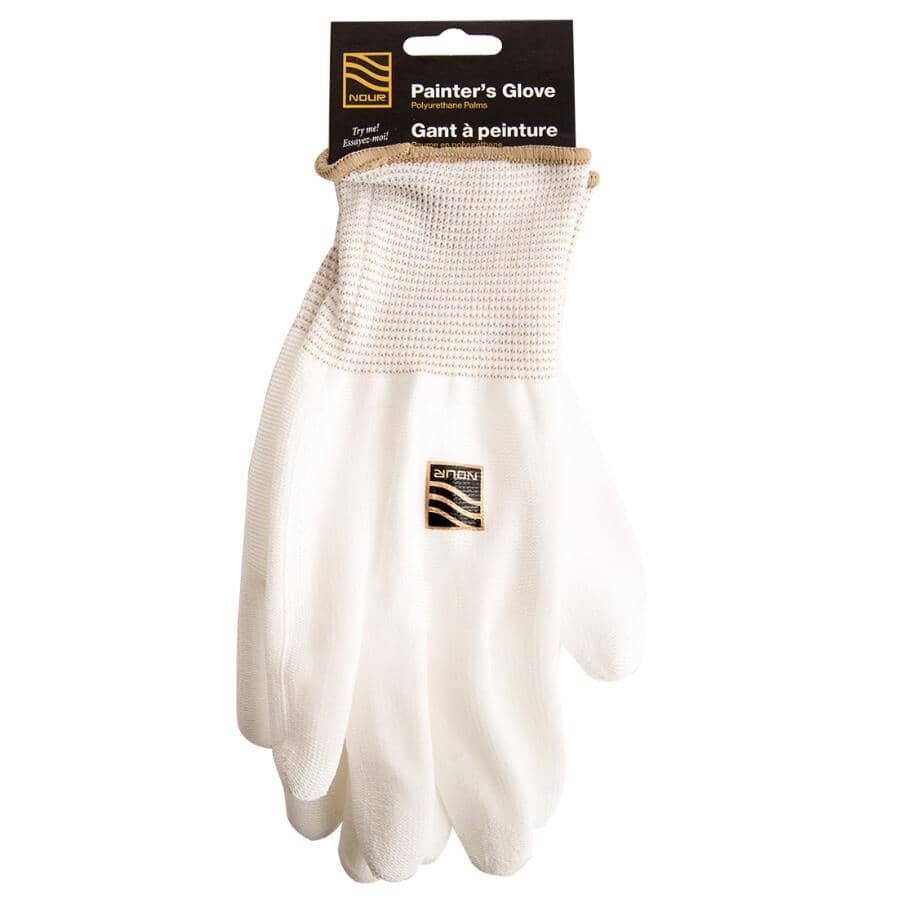 Painter's Gloves - with Polyurethane Palms, Large