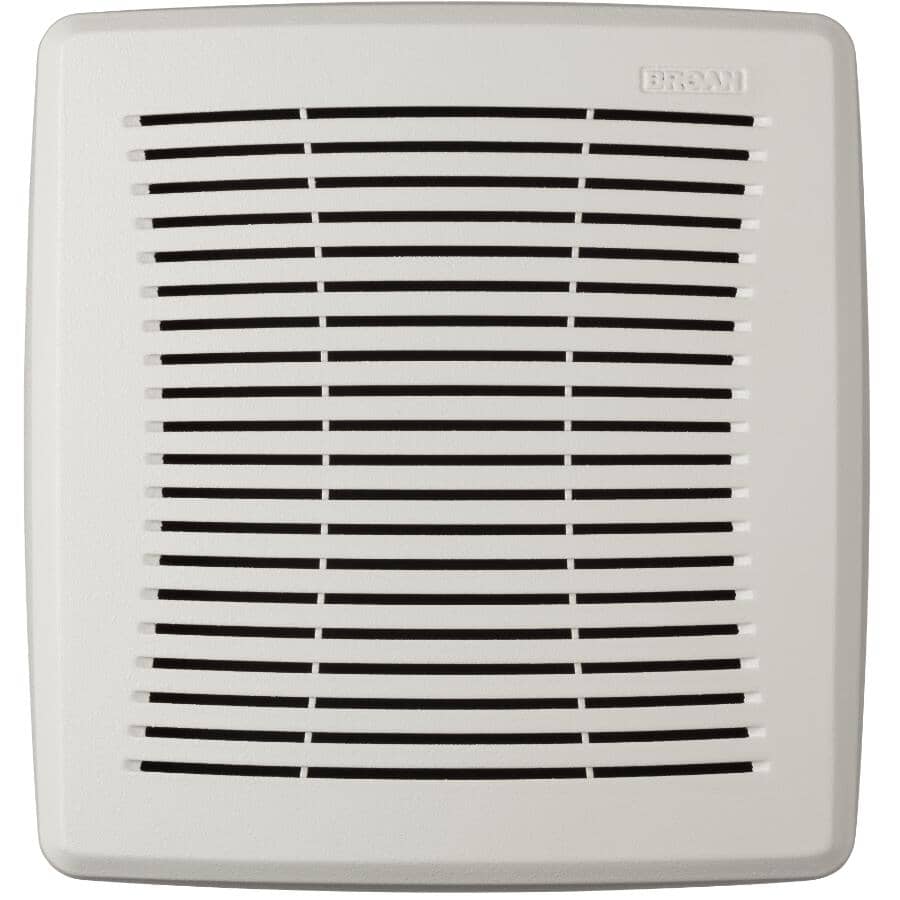 Replacement Bathroom Exaust Fan Grille - for Model 695 & 696 + White