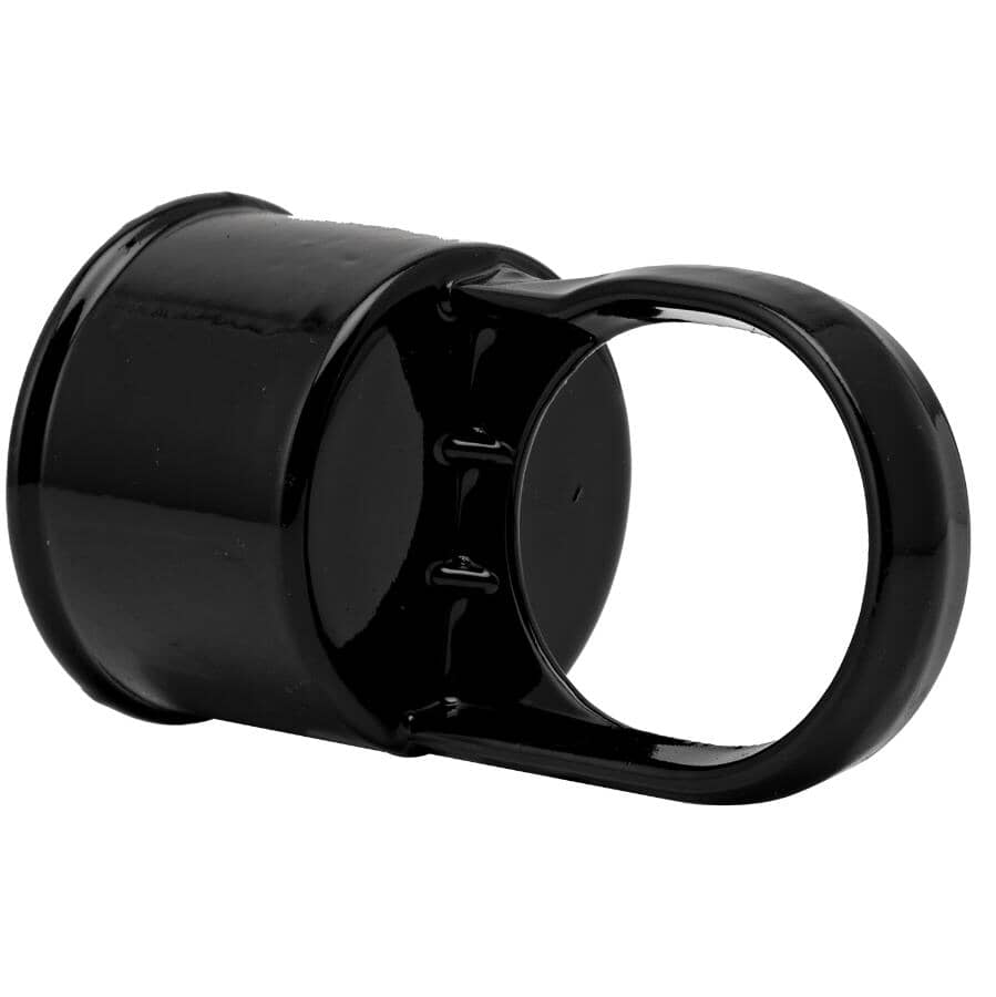 1-1/2" Black Line Fencing Post Cap - with 1-1/4" Ring