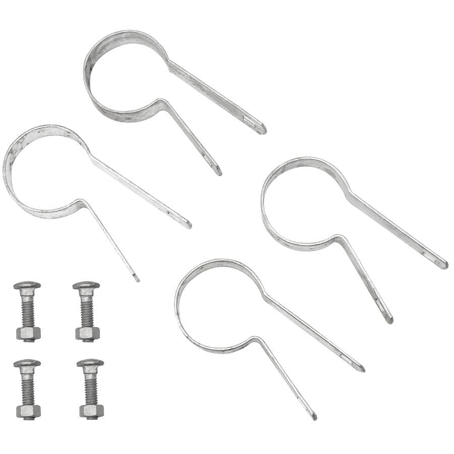 1-7/8" Galvanized Offset Tension Bands - with Nut & Bolt, 4 Pack