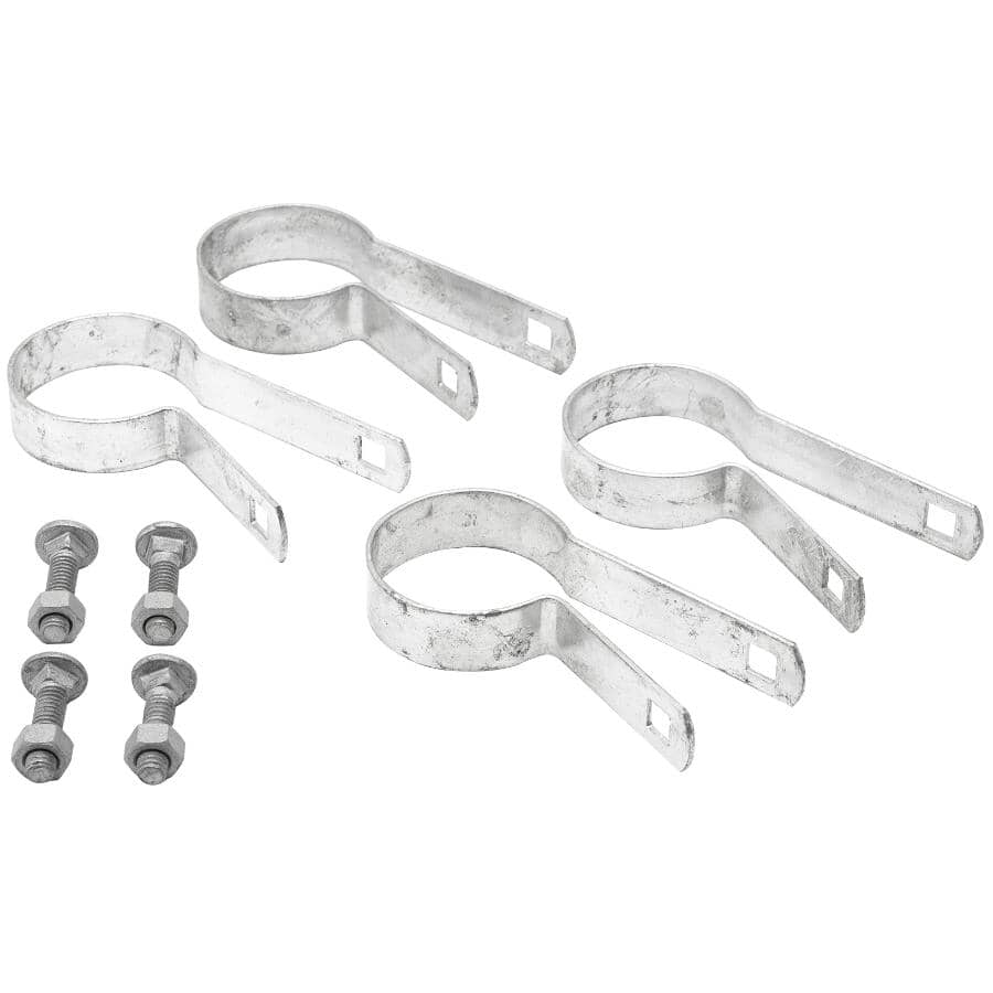1-7/8" Galvanized Offset Tension Bands - with Nut & Bolt, 4 Pack