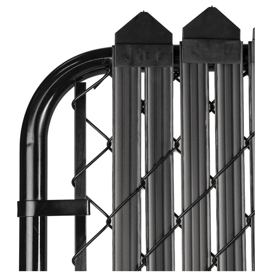 60" Black Chainlink Privacy Slats - 80 Pack