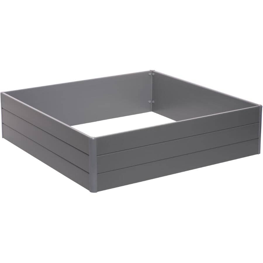 44.5" x 44.5" x 11.5" Raised Garden Bed - Slate Grey