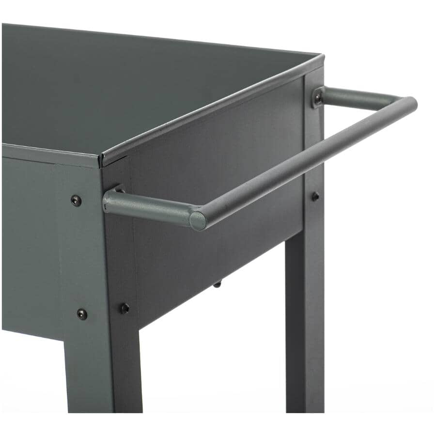 Mobile Vertical Garden with Handle - Grey