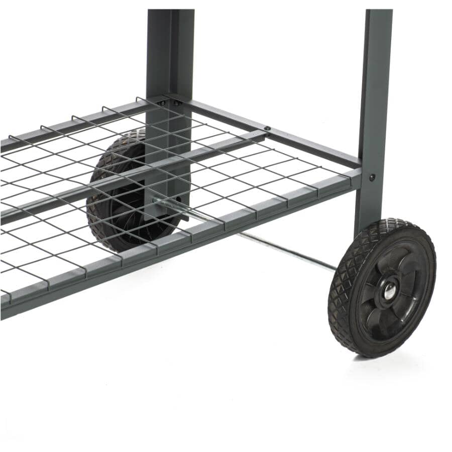 Mobile Vertical Garden with Handle - Grey