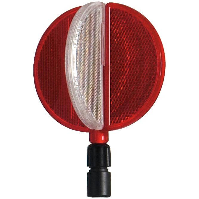 Red & White Fiberglass Driveway Marker - 72"