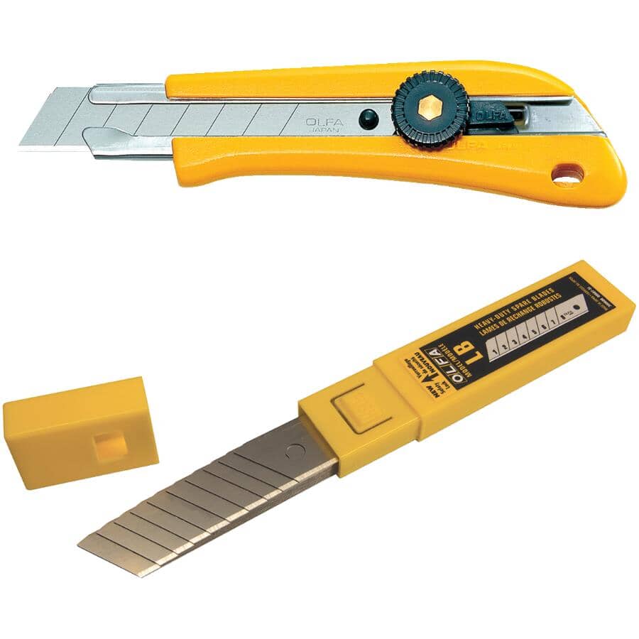 18mm Heavy Duty Snap-Off Blade Utility Knife