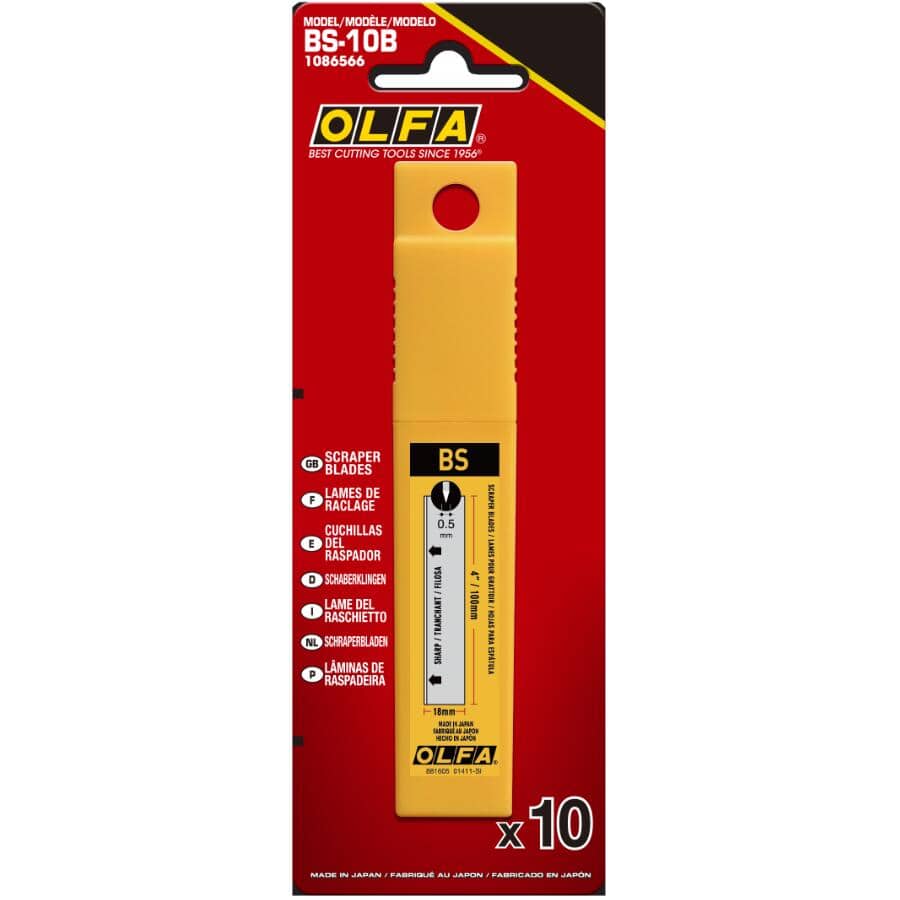 Dual Edge Scraper Blades - 100 mm, 10 Pack