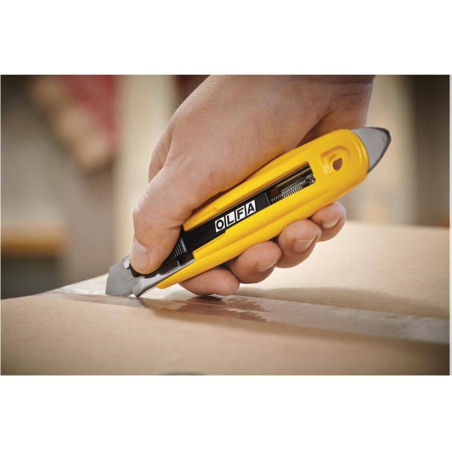Self Retracting Utility Knife - with Tape Slitter