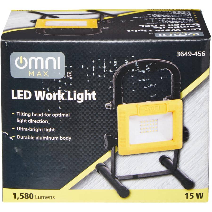 15 Watt LED Work Light - with Tripod Stand