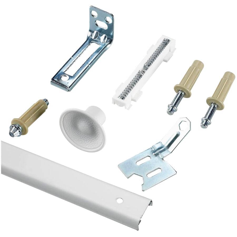24" Bi-Fold Door Track & Hardware Kit - for 2 Panel Doors