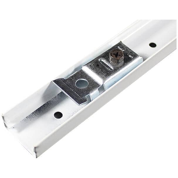 36" Bi-Fold Door Track - White