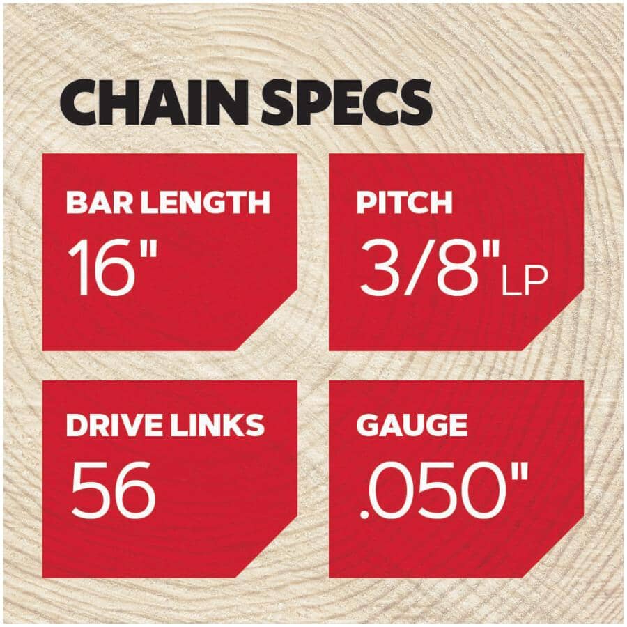S56 AdvanceCut Bar & Chain Combination - 16"