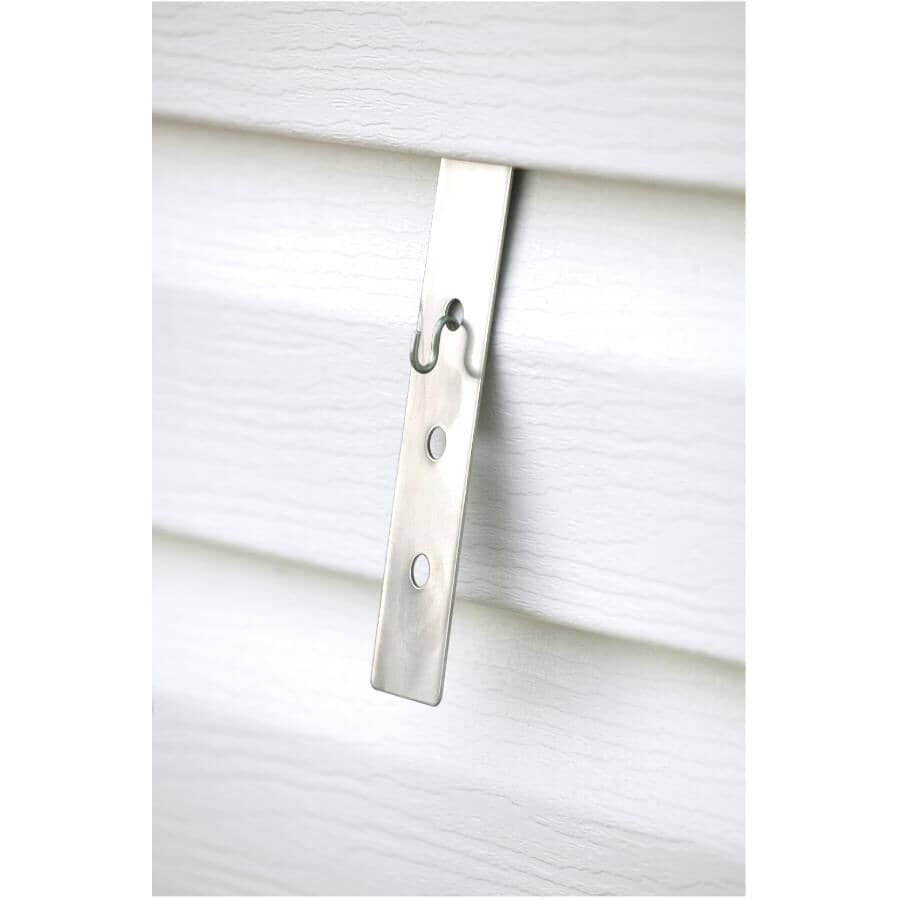 2 Pack Stainless Steel "S" Hooks, for Vinyl Siding