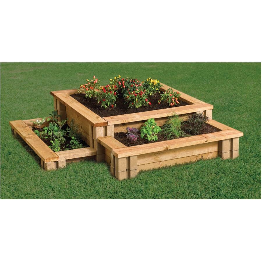 8" x 8" x 6" Tan Planter Wall Block