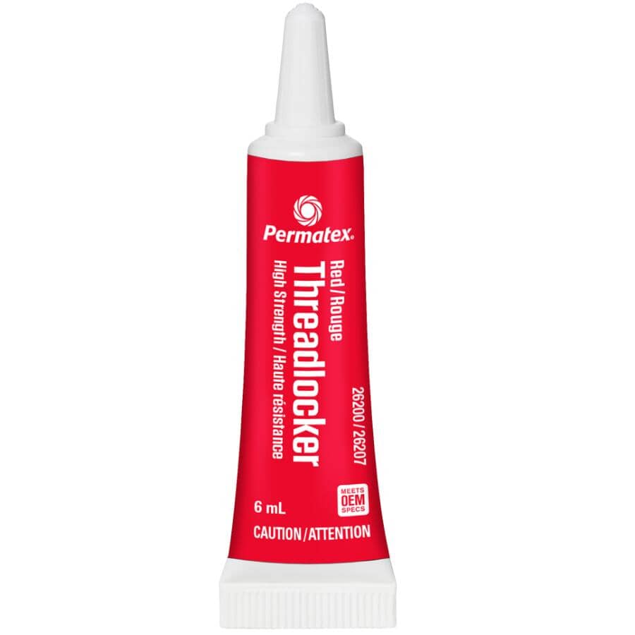 High Strength Threadlocker - Red, 6 ml