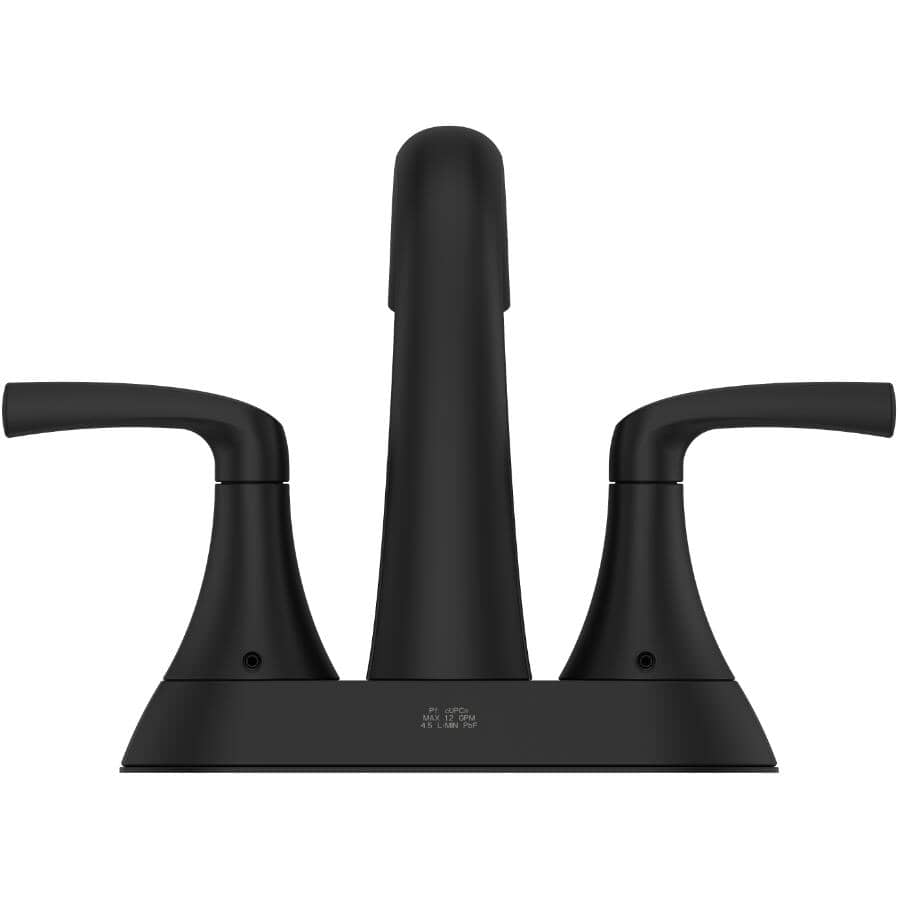 Rancho 2 Handle Centerset Lavatory Faucet - Matte Black