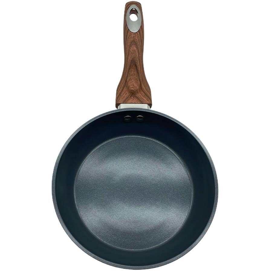 Grove Non-Stick Frypan with Wood Handle - Smoked Grey, 8"/20cm