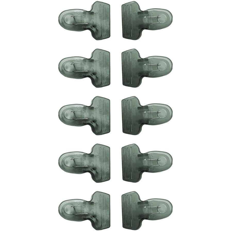 Mini Snack Plastic Bag Clips - 10 Pack