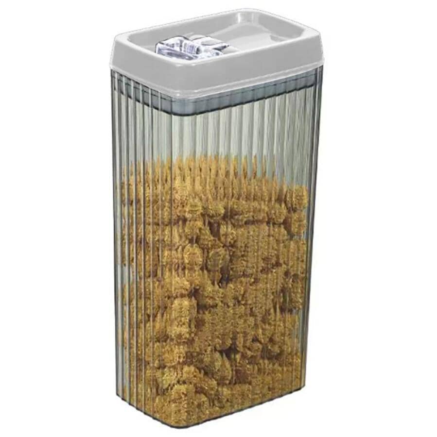 Plastic Rectangular Storage Airtight Container with Lid - 3,300 ml