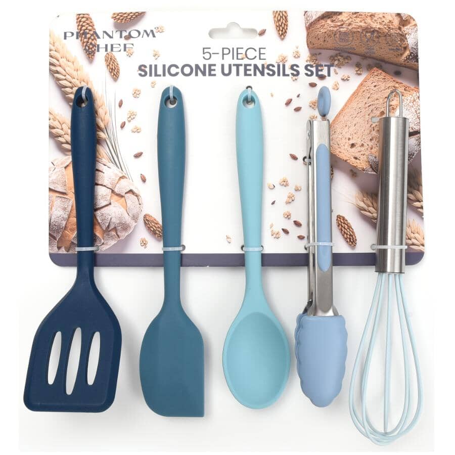 Mini Silicone Utensil Set - 5 Pieces