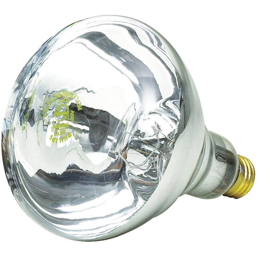 Clear Soft Glass Heat Lamp - 250W
