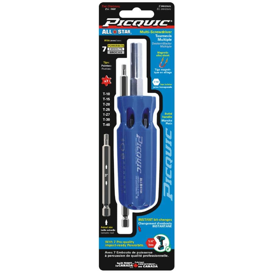 7-Piece All Star Multi-Bit Screwdriver