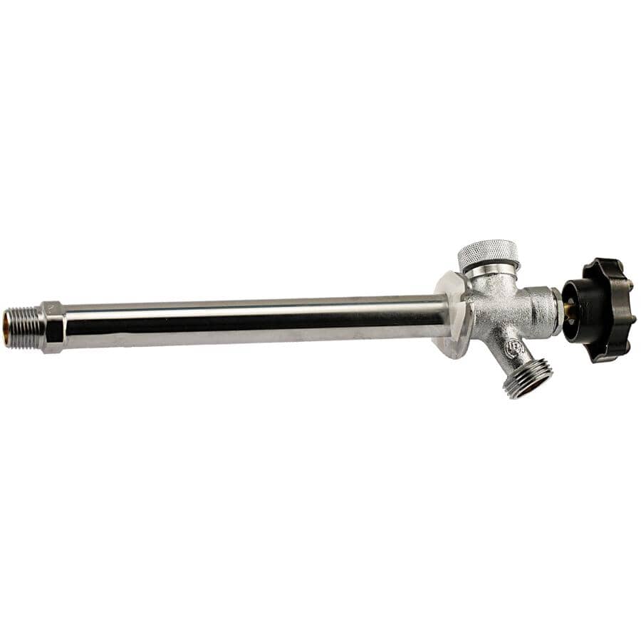 24" Frost Proof Wall Hydrant - Chrome