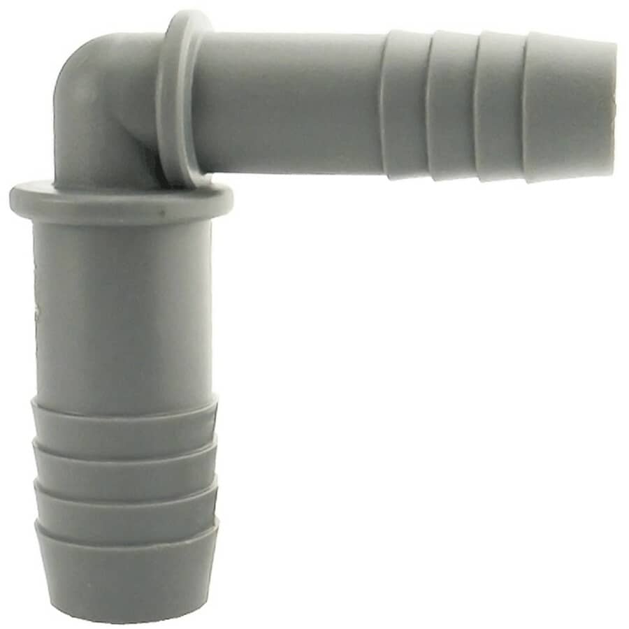 3/4" x 1/2" 90 Degree Poly Insert Elbow