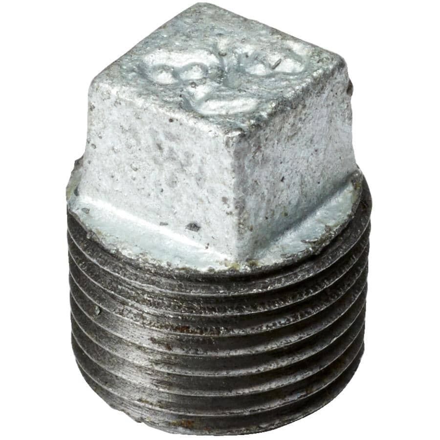 3/8" Galvanized Solid Plug