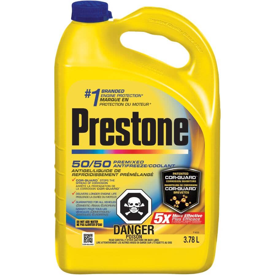 50/50 Premixed Anti-Freeze + Coolant - 3.78 L