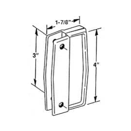 Black Sliding Screen Door Handle