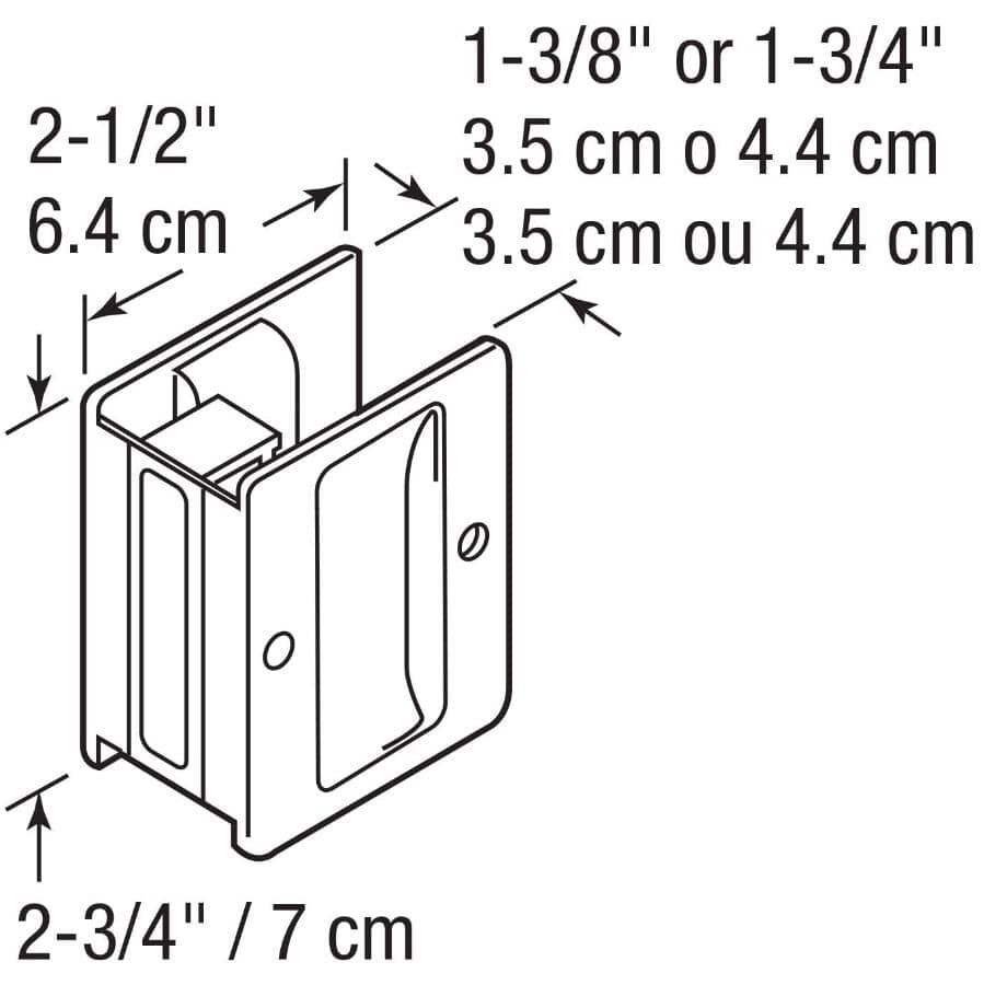 Matte Black Pocket Door Privacy Lock with Pull