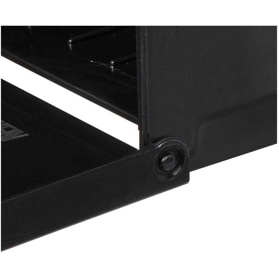 Black Plastic Rural Mailbox